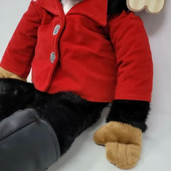 Aurora Plush Tally Ho Monkey Rare Original Circus Stuffed Animal Red Coat Vtg